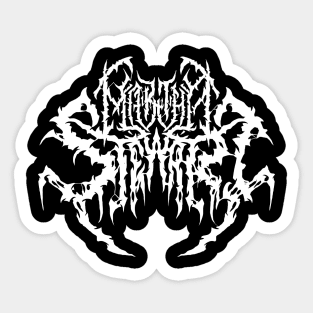 DIY Living Personality - Death Metal Logo Sticker